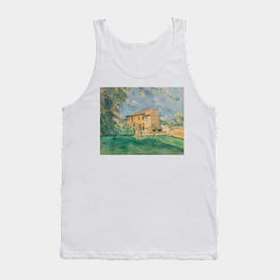 The Farm at the Jas de Bouffan by Paul Cezanne Tank Top